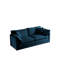 Canapé moderne pour canapé en tissu 2 places avec 4 coussins