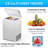 2.8 Cu.ft Deep Freezer, Fast Cooling, Chest Freezer with 7 Temps, Energy Saving, Low Noise, 1 Basket-100513461