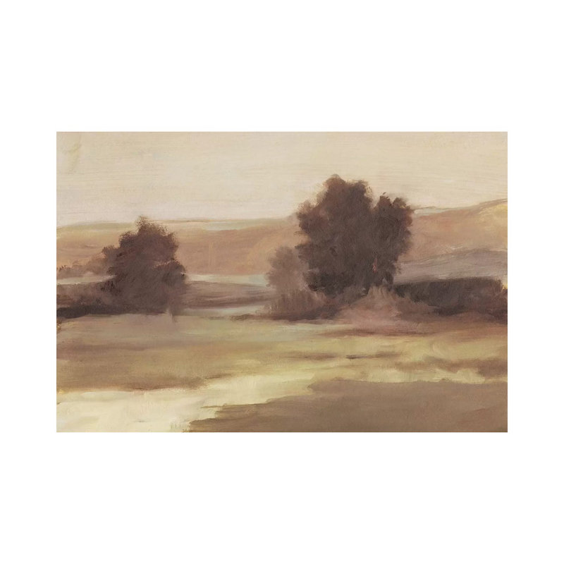 "Discrète Landscape II" par Ethan Harper, reproduction d’art, H 40 po x l 60 po x 1,5 po, Toile tendue, Pas de tapis