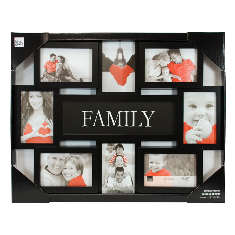 Black Beveled Picture Frame