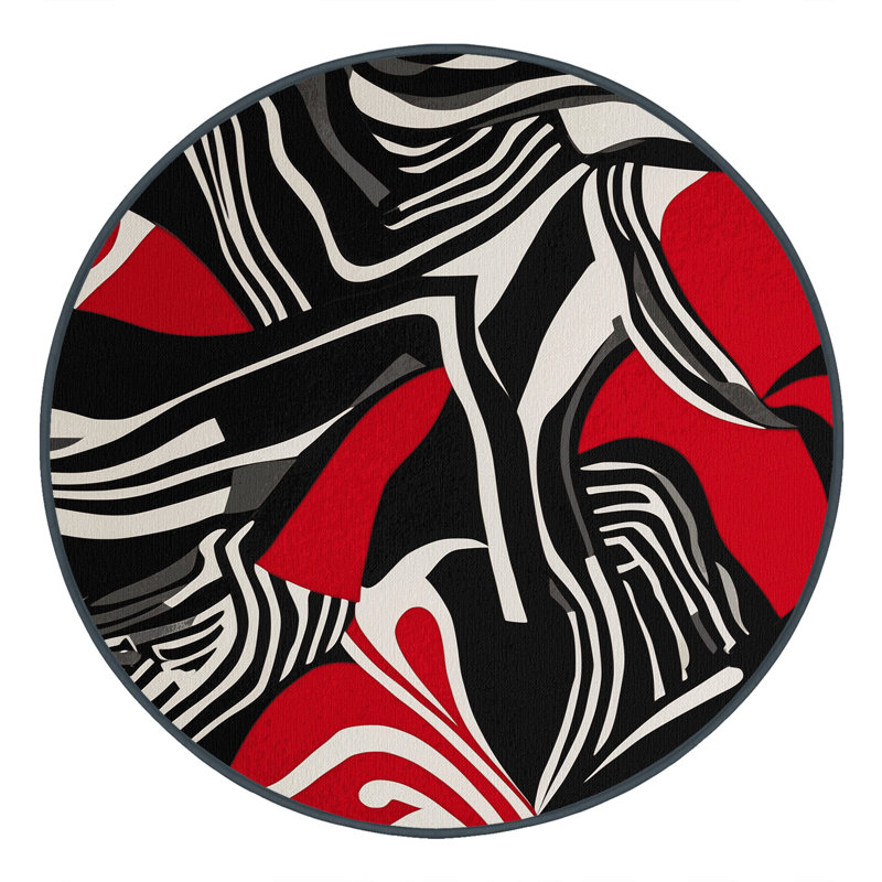 Tapis Obsidian Glow, Rond 3 pi