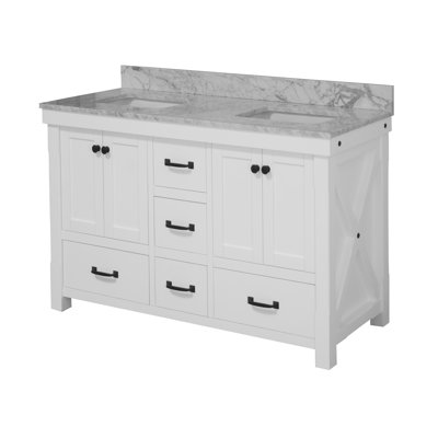 Ensemble de meuble-lavabo double 60 po Galvan