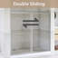 60 po X P 58 po Porte de douche coulissante double H-112112369