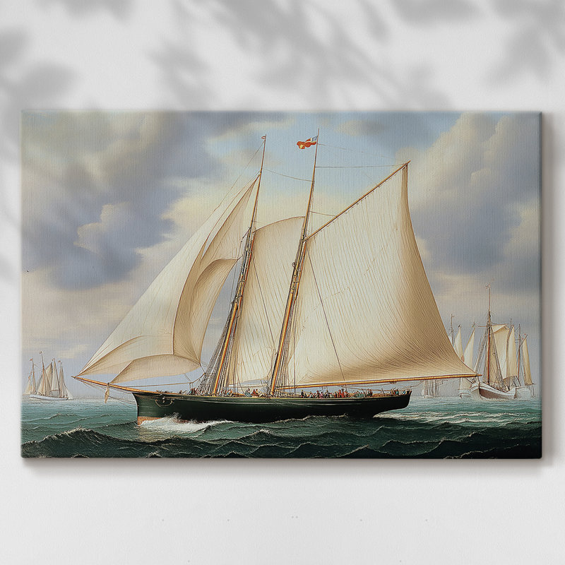Nautical Series-XCIX - Cavas enveloppés de galerie, 8 x 12