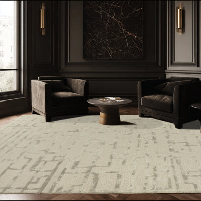 Hand Tufted Wool/Tencel Area Rug