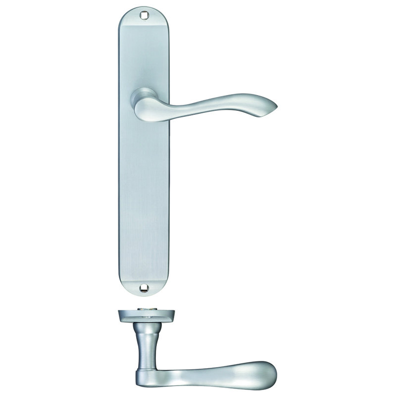 Arundel Latch Right Hand Door Handle, Satin Chrome