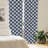 Tartan Geometric Semi-Sheer Rod Pocket Curtain Panels-45205890