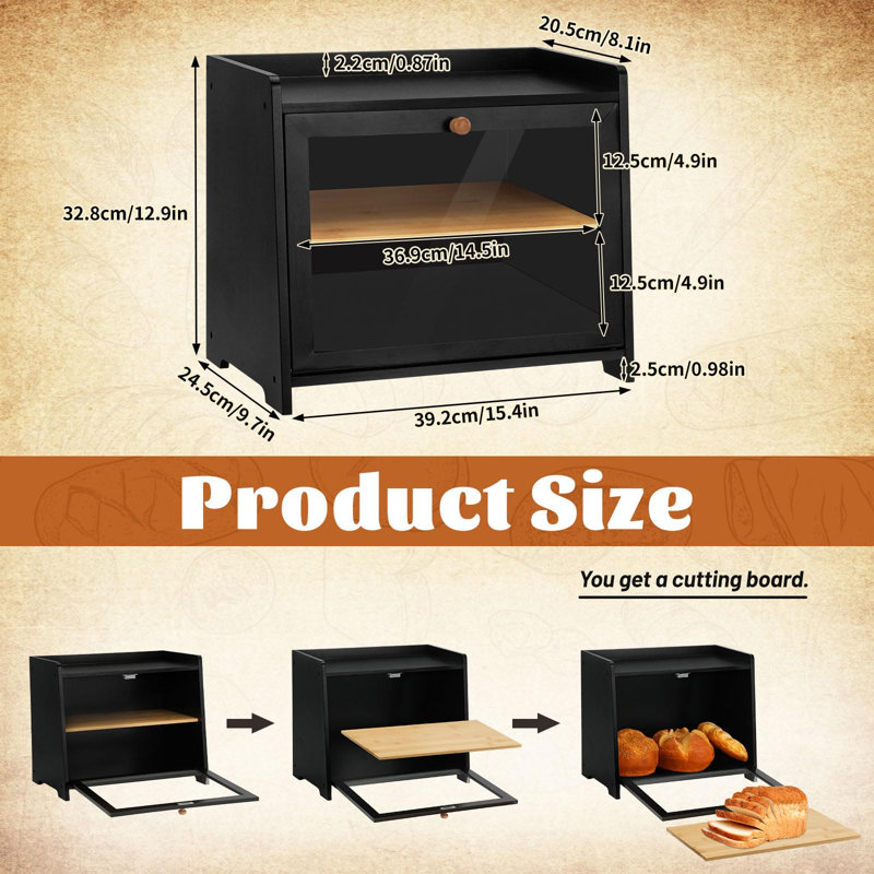 Wood Food Storage Container