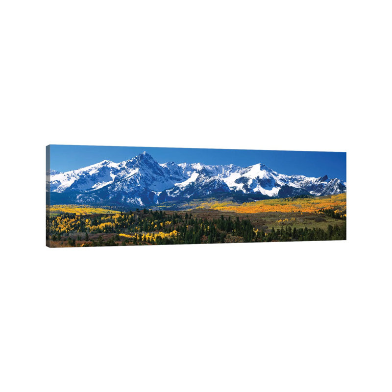 Snow-Covered - Wrapped Canvas Panoramic Print, 30.48 cm H x 91.44 cm W x 1.91 cm D