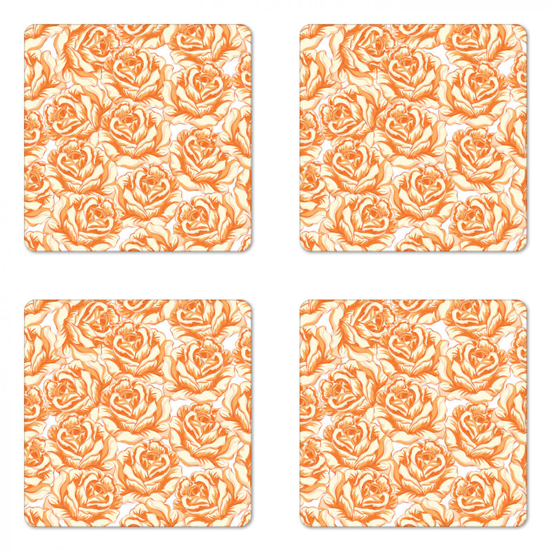 Square 4 Piece Coaster Set