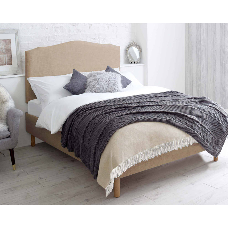 Aimani Upholstered Headboard, Kingsize (5'), Mink