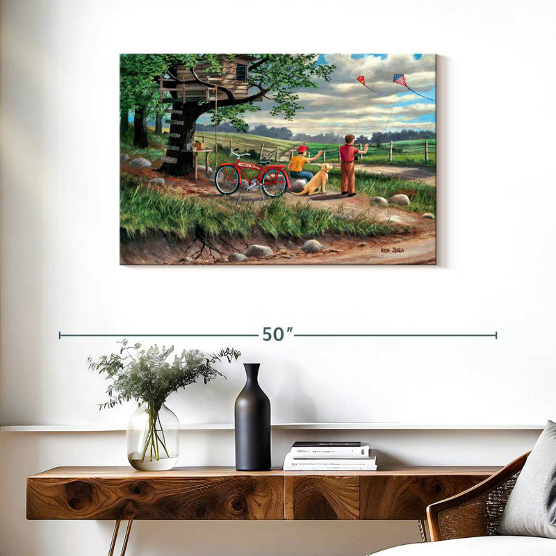 Senne Catching The Wind, 24" H x 36" W
