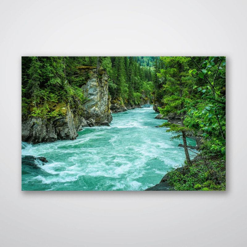 RIVIÈRE DU NORD-OUEST DU pacifique - impression, H 24 po x l 32 po x P 0,12 po