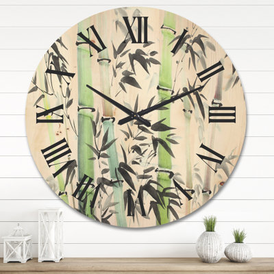 Solid Wood Wall Clock