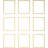 94 1/2"L (Adjustable 108"H to 132"H) Ashford Square Single Panel Design Full Wall Wainscot Paneling Kit