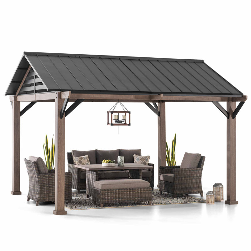 Summercove Kinzie 13 Ft. W x 13 Ft. D Steel Patio Gazebo