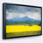 «Farm House in Field of Canola - Floater Frame», reproduction de photo sur toile-26695665