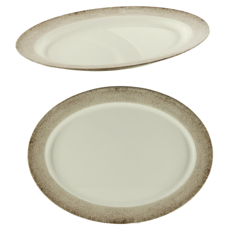 Thunder Group Inc. Jazz Melamine Platter, 1.69" H x 20.94" W x 20.94" D