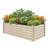Seiter 6X3x2ft Metal Outdoor Raised Garden Bed with gloves,Black-191018814-192052841