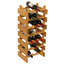 Geis 21 Bottle Solid Wood Floor Wine Bottle Rack-658952903-546021017