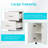 Pomicter Engineered Wood Makeup Organizer