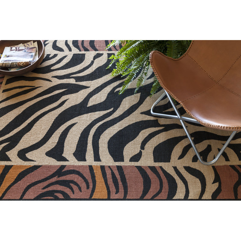 Tapis brun / noir Irondale, 9 pi x 13 pi