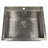 Small Radius Topmount Single Hole Stainless Kitchen Sink
