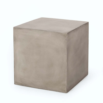 Durable Lightweight MGO Outdoor Side Table, For Patio And Deck With Modern Design And Easy Maintenance