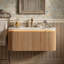 Meuble-lavabo mural simple 30 po avec plateau en marbre-380982472