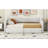 Beige Expandable Upholstered Twin Xl To King Daybed With Pull - Out Drawers, Ergonomic Back And Arm Support, Soft Fabric Buttoned Drawer Surfaces, Comfortable Seating