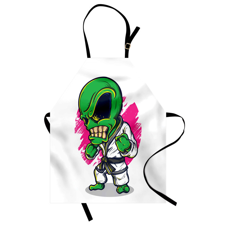 No Pattern Bib Apron