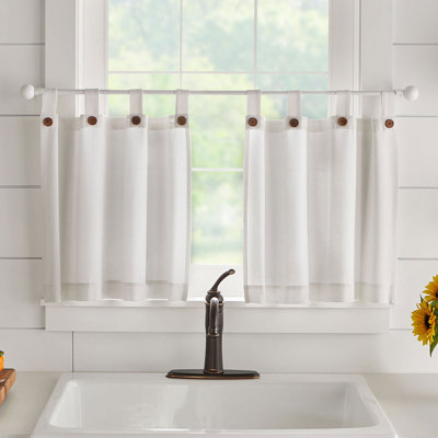 Irmlinde Cotton Tailored Kitchen Curtain