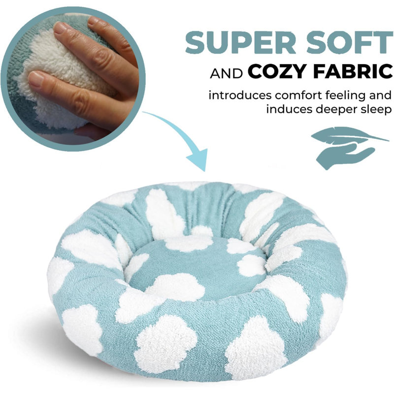 Lit pour chat, lit pour chat pour chat d'intérieur lavable, lit pour chien doux et moelleux pour petits et grands chatons, lits et meubles pour petits chiens
