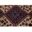 Tapis unique en laine noué à la main de style années 1960 de 6 pi 7 po x 9 pi 2 po bleu / beige Harvee