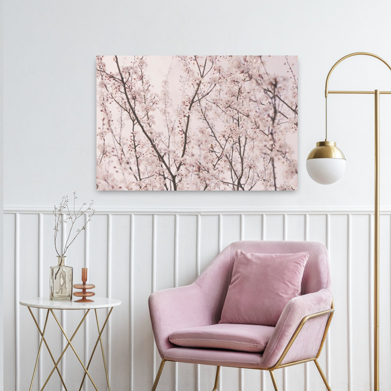 Spring blossoms 1 Piece Wrapped Canvas Wall Art, 60.96 cm H x 91.44 cm W