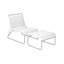 Reclining Metal Outdoor Armless Lounge Chair-1743878606