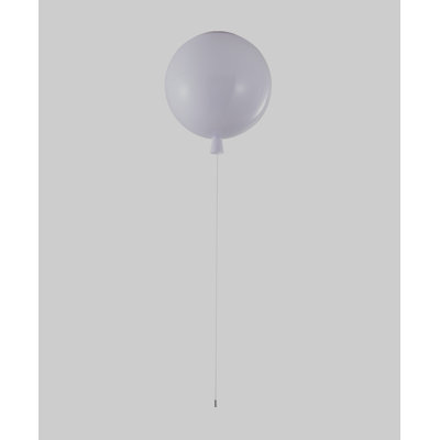 Luminaire ballon encastré en acrylique blanc 1 lumière 9,84 po Navii