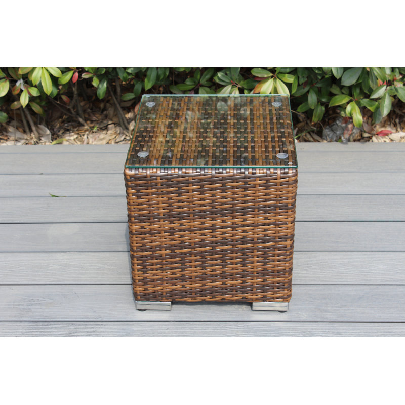 Table d'appoint Pavior, Mélange de bruns