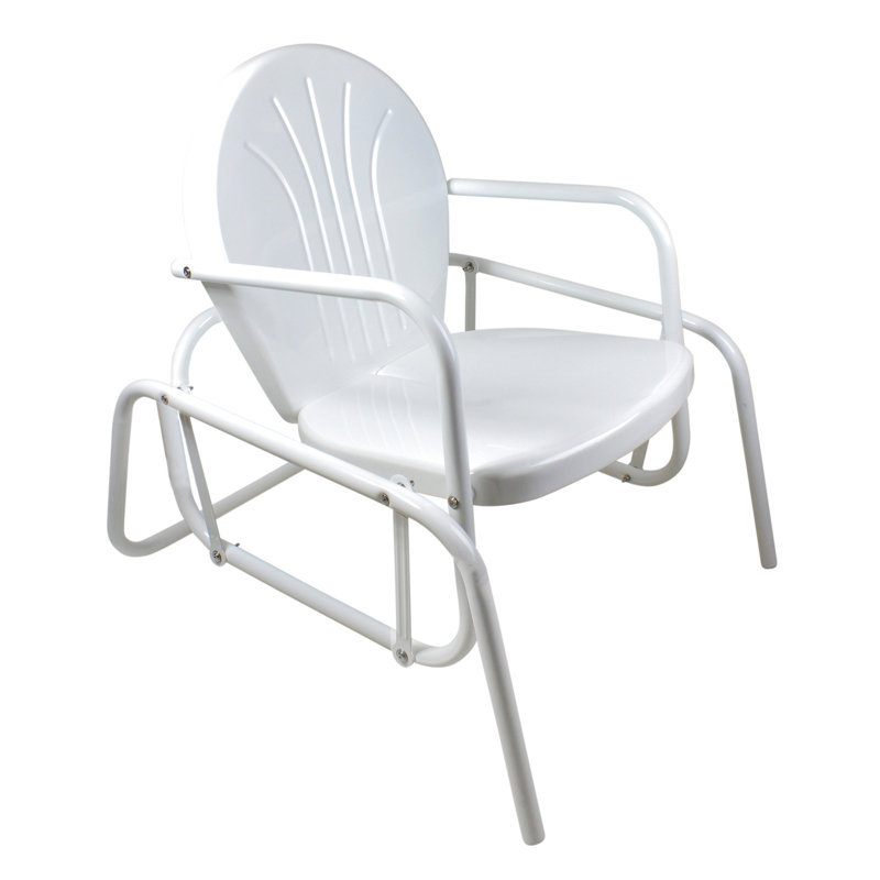 Chaise de patio d'extérieur, Blanc