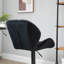 Ensemble de 2 tabourets de bar Corrigan Studio® avec accoudoirs rembourrés et réglables en tissu avec siège pivotant, gris-642475856