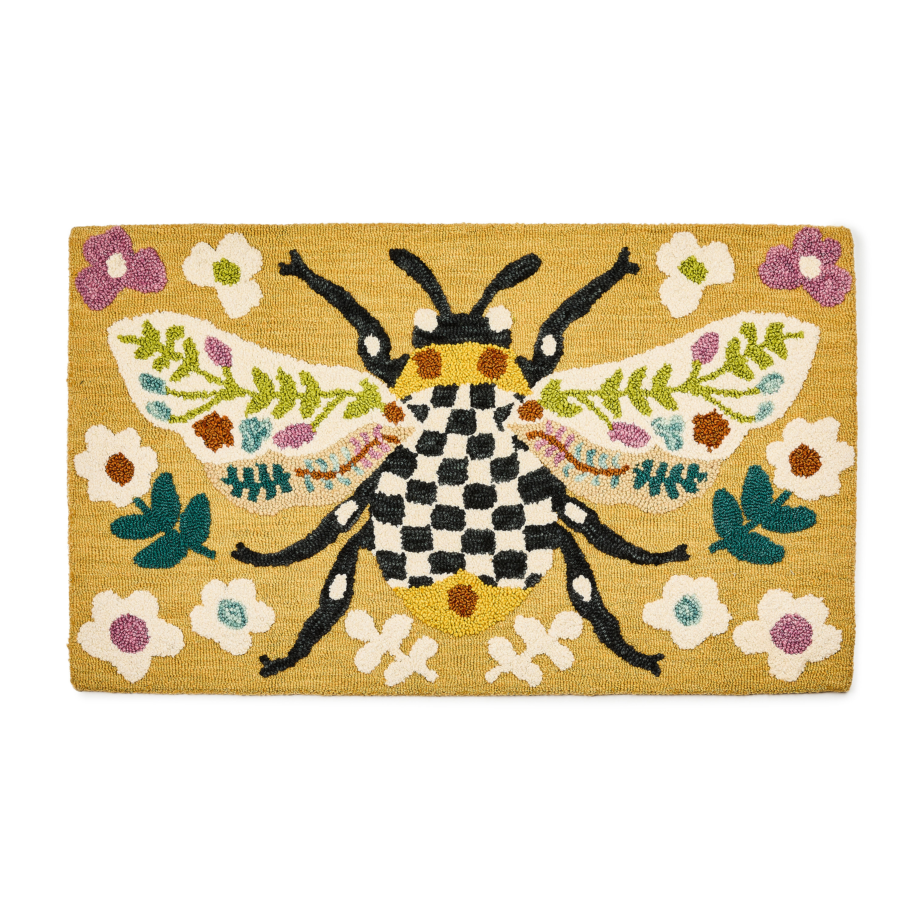 Manchester Bee Rug MacKenzie-Childs Autumn Bee 2'3