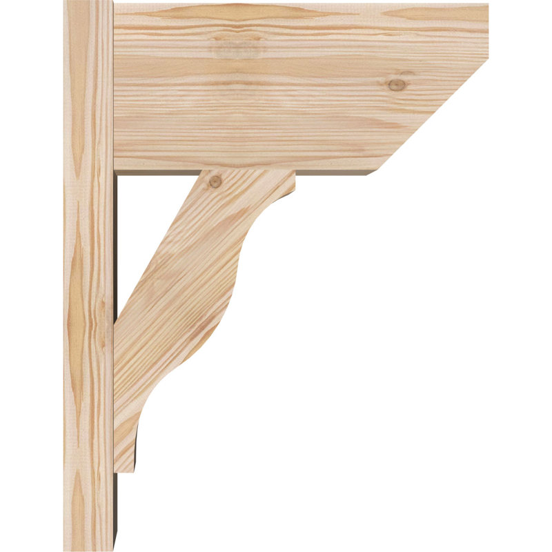Funer à lattes Funston, P 16 po x H 28 po, Sapin Douglas de 7 1/2 po (lisse)