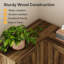 70.87"H Freestanding Accent Cabinet, Corner Cabinet With Doors