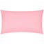 Sunday Pink Rectangular Throw Cushion With Filling