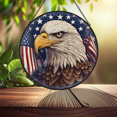 Emblème du drapeau américain Eagle