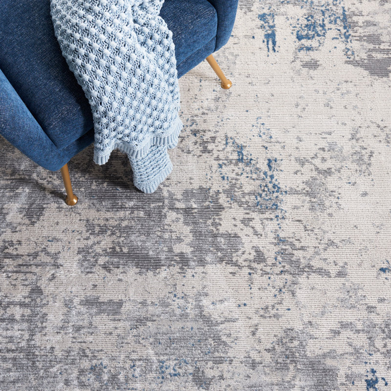 Keyra Performance Abstract Rug, Rectangle 4' x 6'
