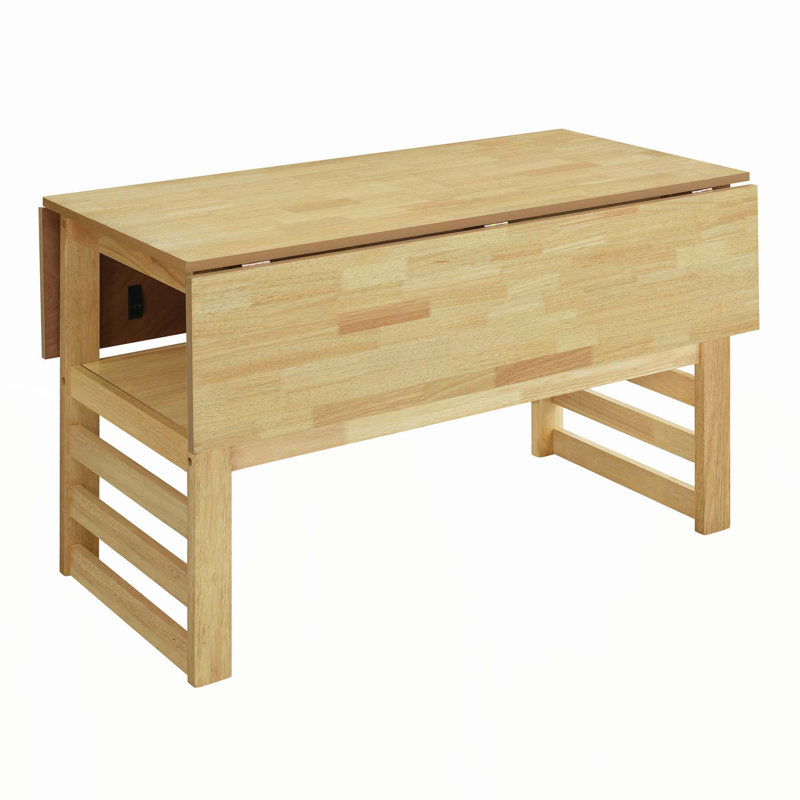 Versatile Extendable Dining Table Set with Storage and Sturdy Frame for Compact Spaces, Natural, Beige