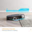 Geek Smart Robot Aspirateur G6, ultra-mince, aspiration forte 1800 Pa, auto-charge automatique, connectivité Wi-Fi, contrôle de l'application, nettoyage personnalisé, autonomie de 100 minutes