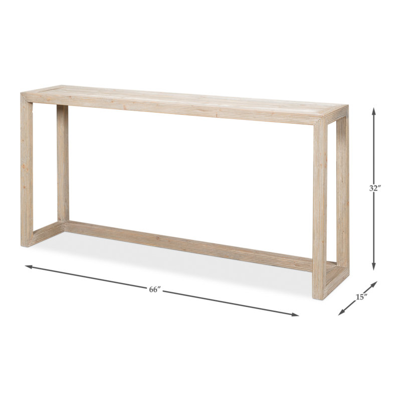 Camden 66'' W Solid Wood Console Table