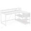 Bureau à domicile en L de 55 pouces avec support pour écran (sans la chaise)-488783912